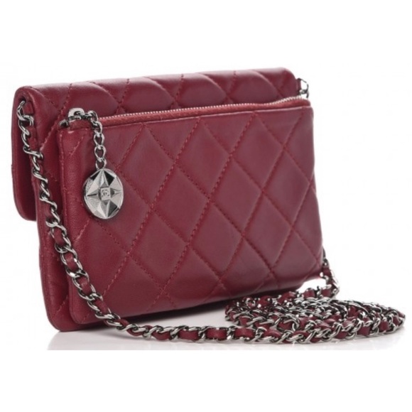 ⛔️SOLD⛔️ Authentic CHANEL Lambskin Quilted Mini Mineral Night Flap Crossbody Bag - Picture 6 of 16